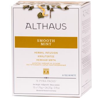 ALTHAUS Smooth Mint / Pfefferminze - Pyramidenbeutel 15 x 1.75g