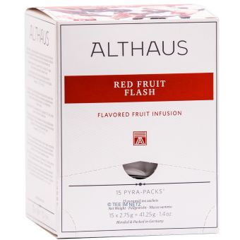 ALTHAUS Red Fruit Flash / Pyramidenbeutel 15 x 2.75g