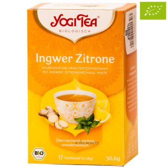 YOGI TEA® Ingwer Zitrone Tee / BIO 17 x 1,8 g