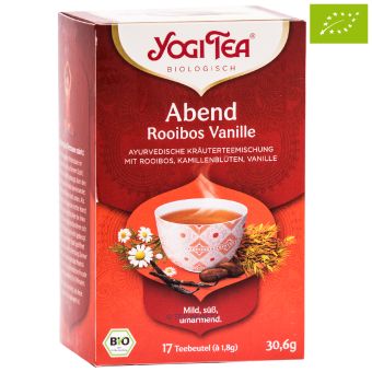 YOGI TEA® Abend Tee Rooibos* Vanille / BIO 17 x 1,8 g