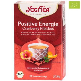YOGI TEA® Positive Energie Cranberry Hibiskus / BIO 15 x 1.8 g