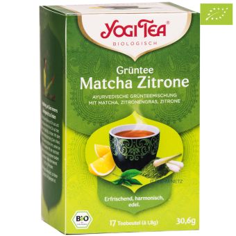YOGI TEA® Grüntee Matcha Zitrone / BIO 17 x 1.8 g
