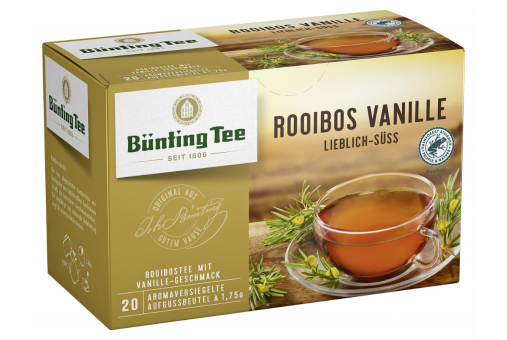 Bünting Tee Rooibos* Vanille 20 x 1.75 g