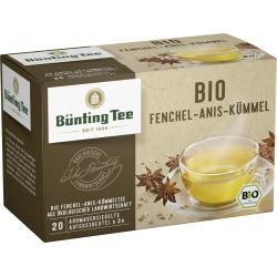 Bünting Tee Fenchel-Anis-Kümmel / BIO 20 x 3.0 g