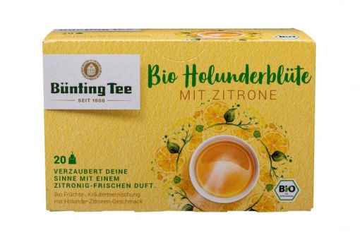 Bünting Tee Holunderblüte mit Zitrone / BIO 20 x 2.5 g