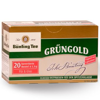 Bünting Tee Grüngold Ostfriesentee 20 x 1.5 g