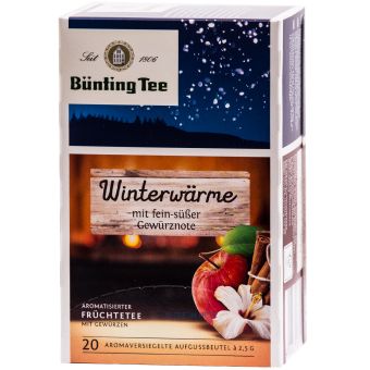 Bünting Tee Winterwärme (Apfel-Zimt) 20 x 2.5 g