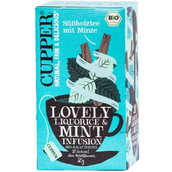 Cupper® Lovely Liquorice & Mint / BIO 20 x 1,5 g