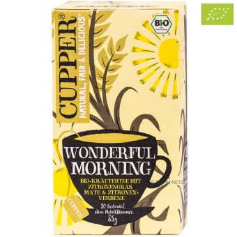 Cupper® Wonderful  Morning (Mate,Zitronengras,Verbene) / BIO 20 x 1,75 g
