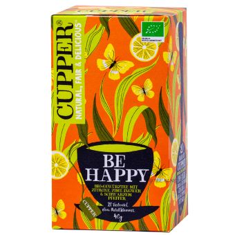Cupper® Keep Be Happy (Zitrone Zimt Ingwer) / BIO 20 x 2.0 g