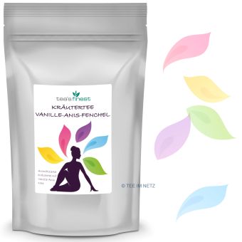 tea`s finest Kräutertee Vanille-Anis-Fenchel 100 Gramm