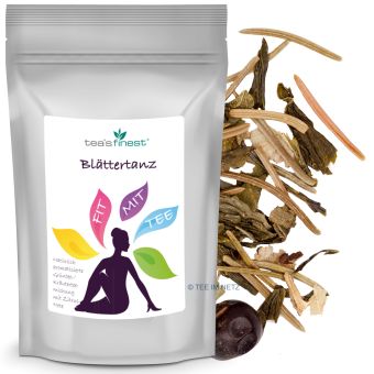 tea`s finest® Blättertanz (Grüner-/Kräuter Tee Kiefernnadel) 