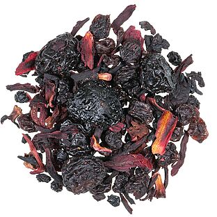 tea`s finest Früchtetee Sauerkirsche-Holunder 500 Gramm