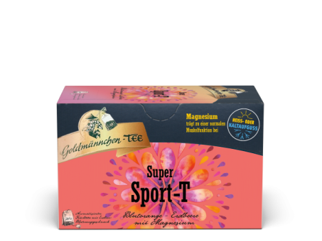 Goldmännchen-Tee Super Sport-T /Blutorange/Erdbeer/Magnesium 20 x 2.5 g
