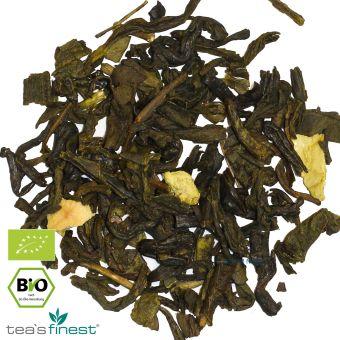 tea`s finest® Grüner Tee Orange natürlich - BIO 250 Gramm