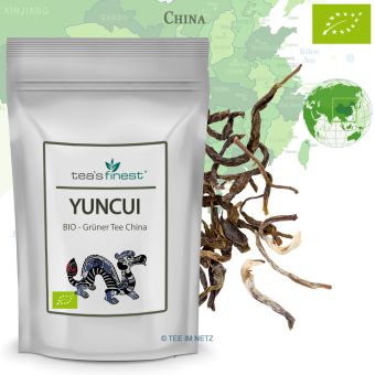 Grüner Tee Yuncui  / BIO 250 Gramm