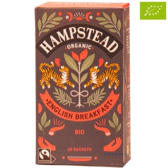 Hampstead Tee Organic English Breakfast Tea Teebeutel - BIO 20 x 2.0 g