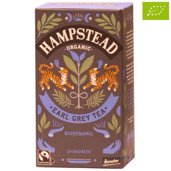 Hampstead Tee Organic Earl Grey Tea / Teebeutel - BIO 20 x 2.0 g