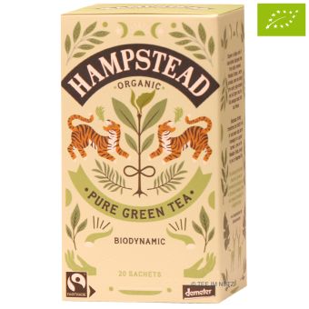 Hampstead Tea Pure Green Tea im Teebeutel / BIO 20 x 2.0 g