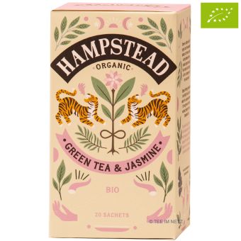 Hampstead Tee Organic Green Tea & Jasmine Teebeutel - BIO 20 x 2.0 g