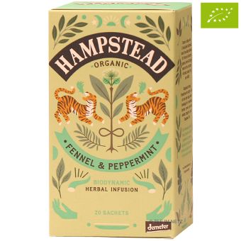 Hampstead Organic Fennel & Peppermint Teebeutel - BIO 20 x 1.5 g