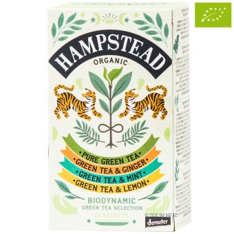 Organic Green Tea Selection im Teebeutel / Hampstead  - BIO 20 x 1.5 g