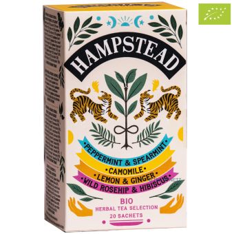 Hampstead Tea Herbal Tea Selection - BIO 20 x 1.4 g