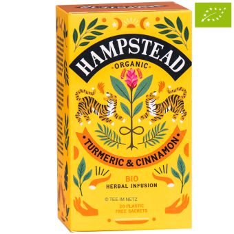 Hampstead Tea Turmeric & Connamon - BIO 20 x 1.5 g