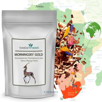 tea`s finest Morningsky Gold Honeybush Zitrus-Mango 100 Gramm