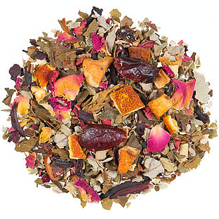 tea`s finest® Kräutertee Cranberry-Granatapfel natürlich 