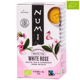 Numi Tee White Rose (Weißer Tee mit Rosen) - BIO 18 x 1.75 Gramm