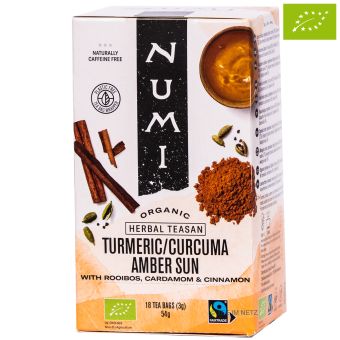 Numi Tee Turmeric/Curcuma Amber Sun - BIO 18 x 3.0 Gramm