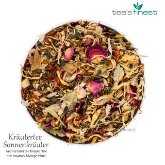 tea`s finest Sonnenkräuter (Ananas-Mango) ca. 4 Gramm