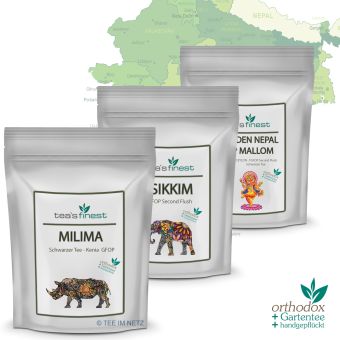 tea`s finest Schwarzer Tee -Aus aller Welt- Probierset 3 x 50 Gramm
