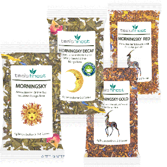tea`s finest Morningsky Probierset 4 x 4  Gramm