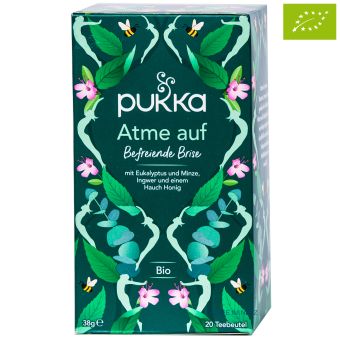 pukka Atme auf mit Eukalytus, Minze, Ingwer, Honig - BIO 20 x 1.9 g