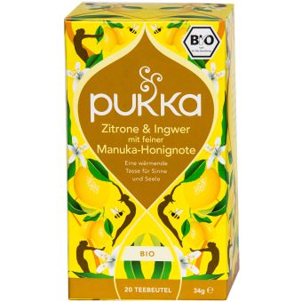 pukka Zitrone & Ingwer (mit feiner Manuka-Honignote) - BIO 20 x 1.7g