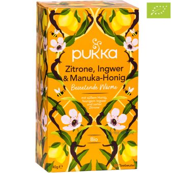 pukka Zitrone, Ingwer & Manuka-Honig - BIO 20 x 2.0 g