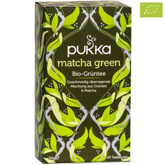 pukka matcha green (Grüntee mit Matcha) - BIO 20 x 1,5 g