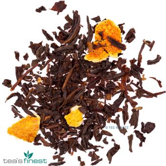 tea`s finest Schwarzer Tee Tropische Orange 250 Gramm