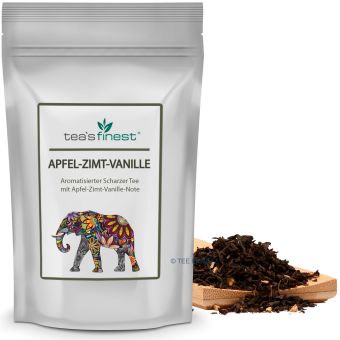 tea`s finest® Schwarzer Tee Apfel-Zimt-Vanille 