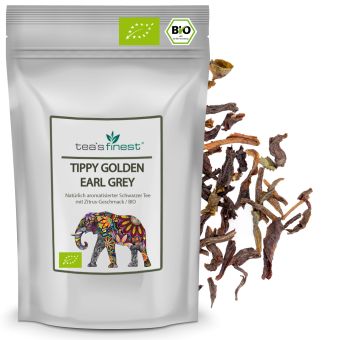 tea`s finest® Tippy Golden  Earl Grey - BIO 500 Gramm