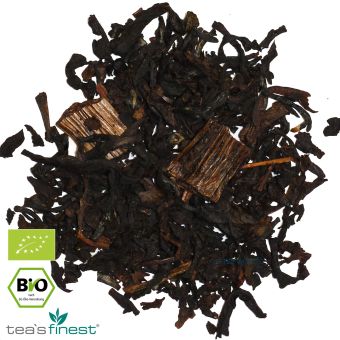 tea`s finest® Schwarzer Tee Vanille natürlich - BIO ca. 4 Gramm