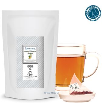 Kräutertee Moringa-Echinacea-Ginseng 15x2.2g Pyra-Beutel