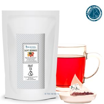 Früchtetee Soft Berries 15x4.9g Pyra-Beutel