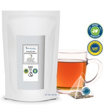 Schwarzer Tee Darjeeling* TGFOP1 entkoffeiniert 15x2.4g Pyra-Beutel