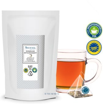 Schwarzer Tee Darjeeling* TGFOP1 entkoffeiniert 15x2.4g Pyra-Beutel