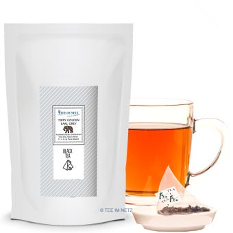 Schwarzer Tee Tippy Golden Earl Grey 15x2.1g Pyra-Beutel