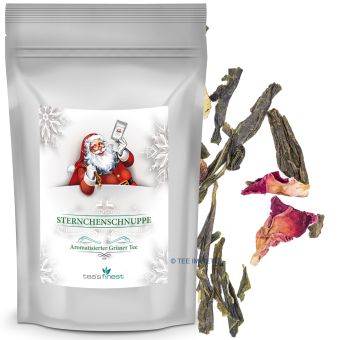 tea`s finest Grüntee Sternchenschnuppe (Mandarine-Vanille) 100 Gramm