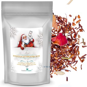 tea`s finest® Weihnachts Rooibos* (Orange-Vanille-Zimt) 100 Gramm